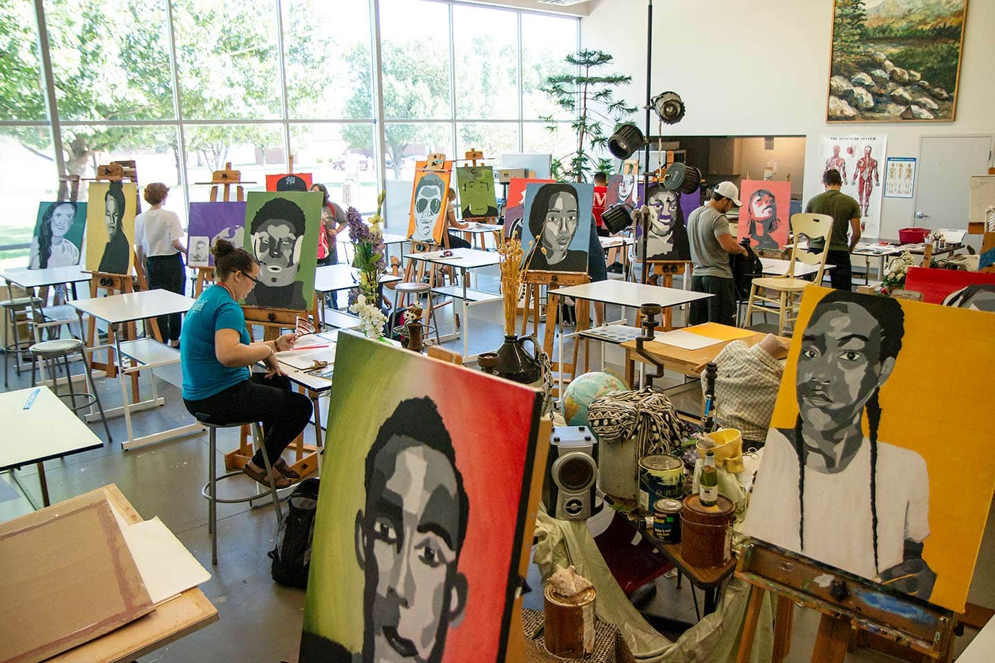 College Art Classroom