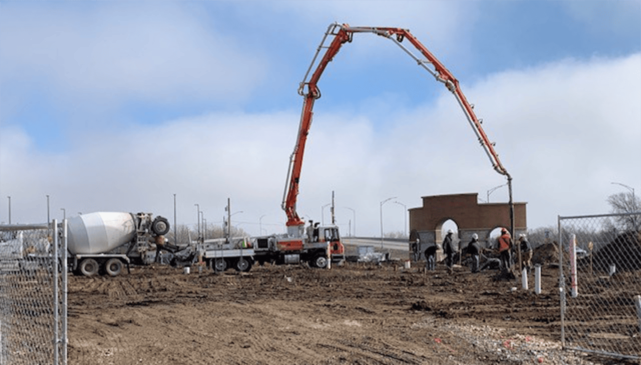 Campus Commons construction progress