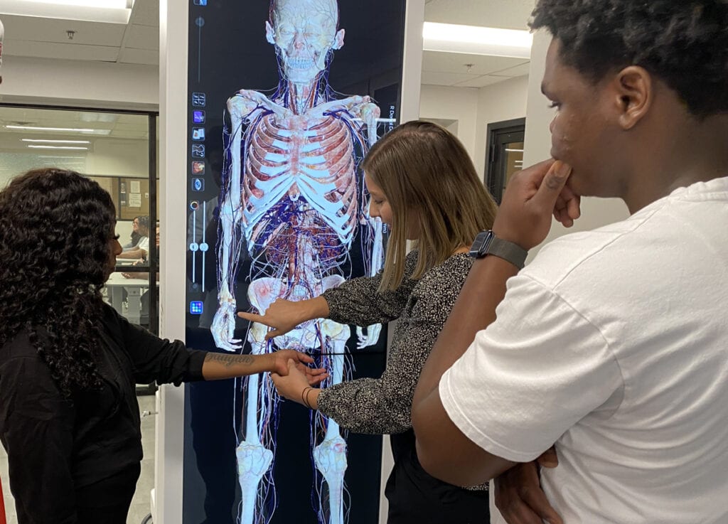 Exercise Science lab Anatomage Table