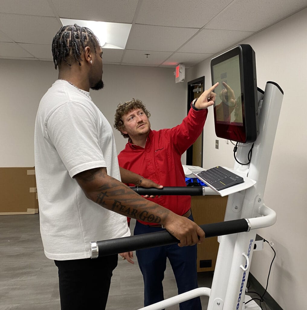 Exercise Science lab balance machine