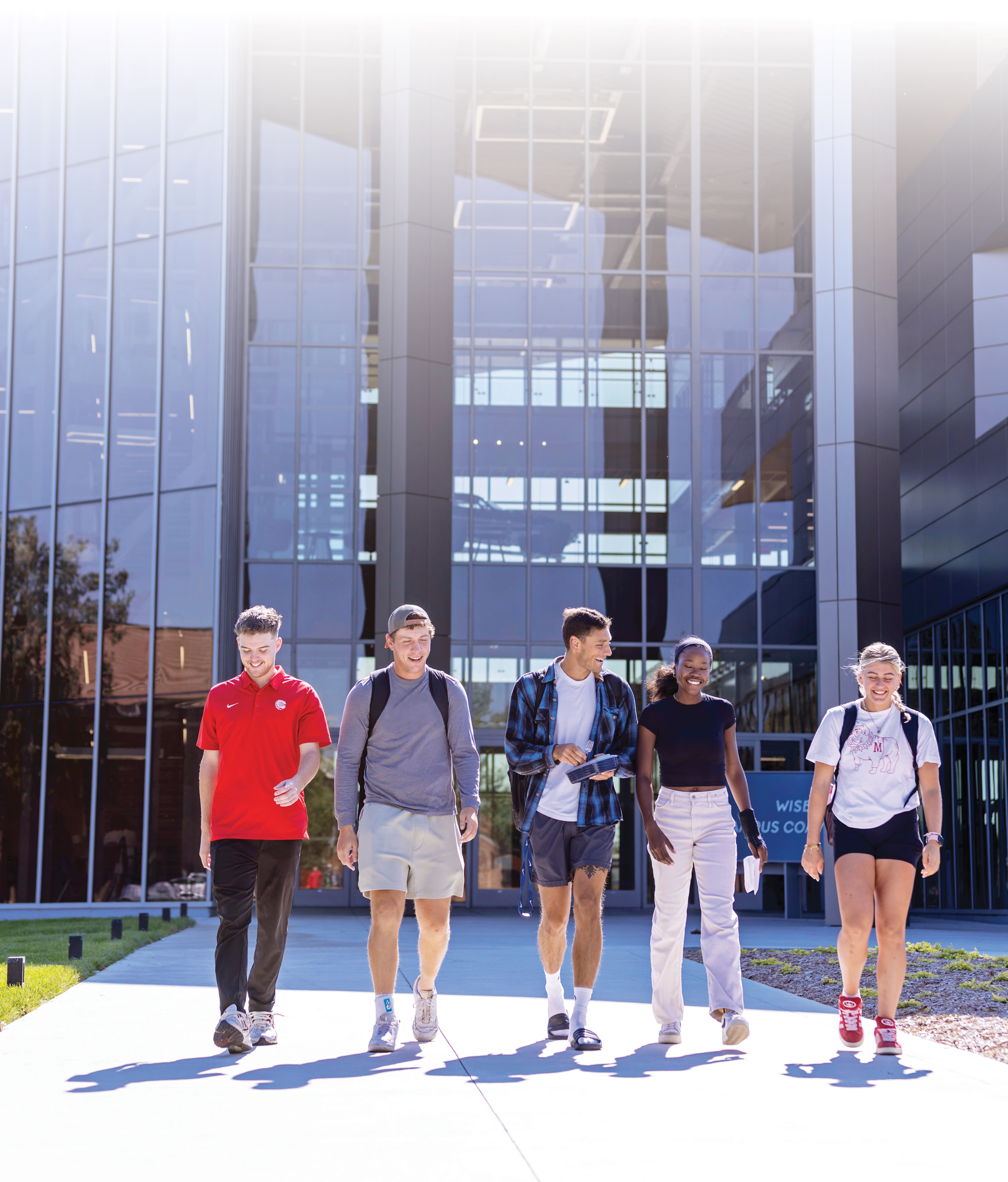 students outside the Commons